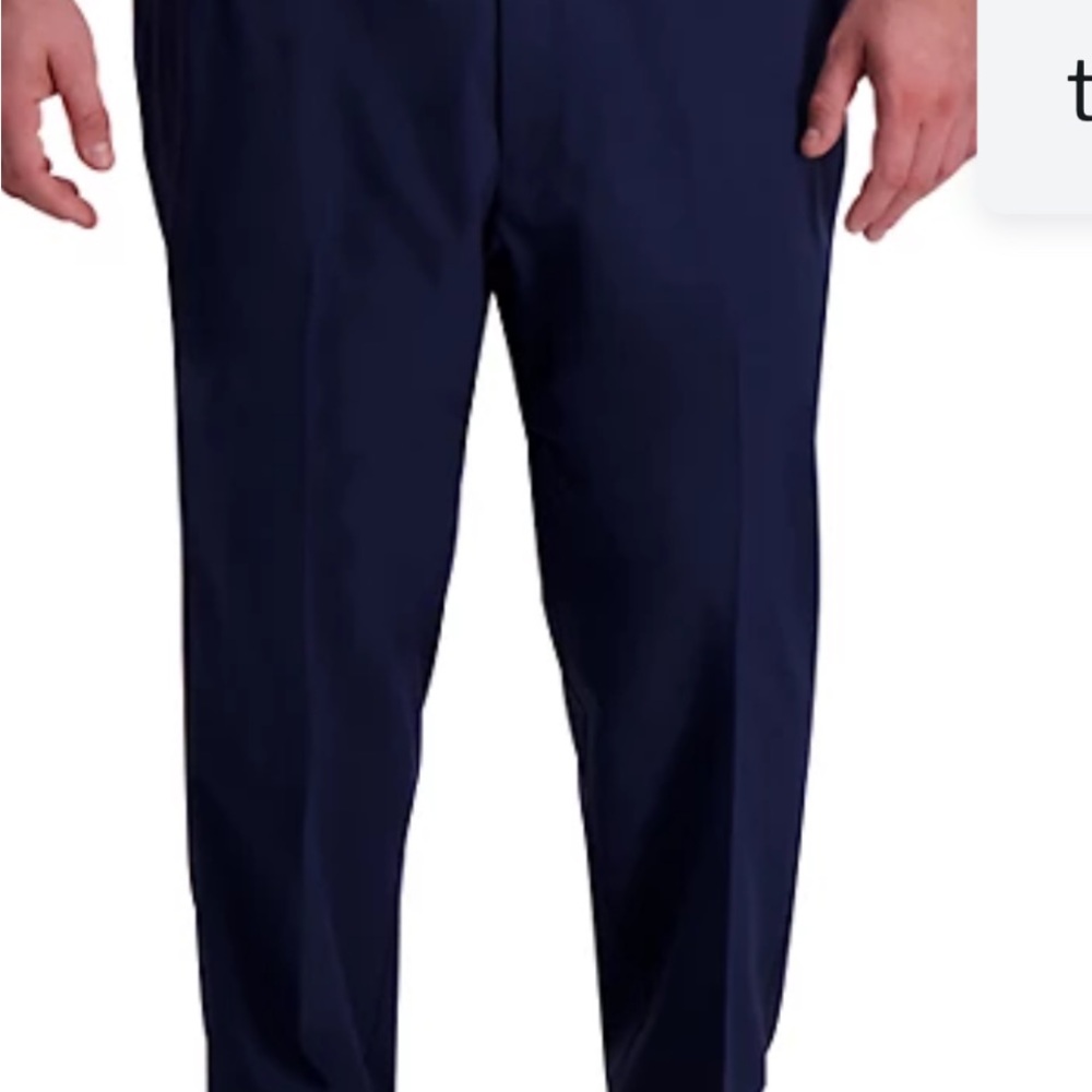 NWT Haggar Cool Right Classic Dress Pants in Navy 44Wx34L